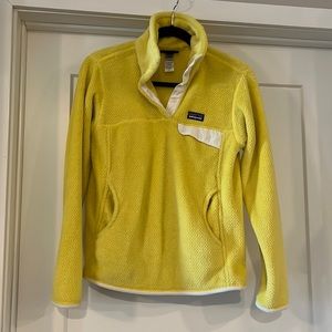 Patagonia Yellow Pullover Small